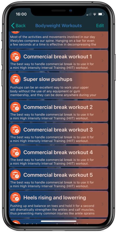 Commercial Break Workouts​